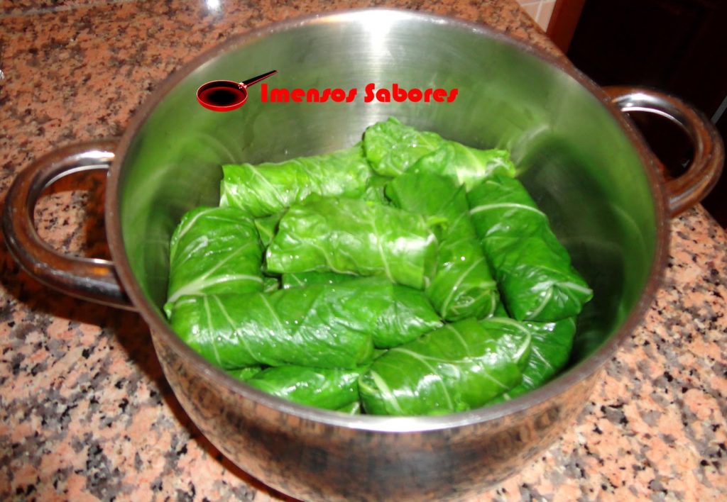 Charuto de folha de couve