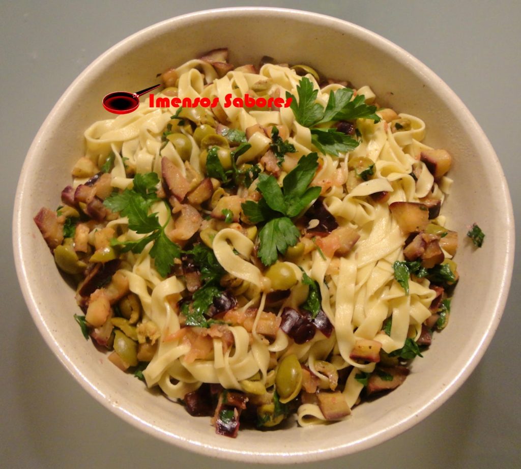 Talharim com beringela