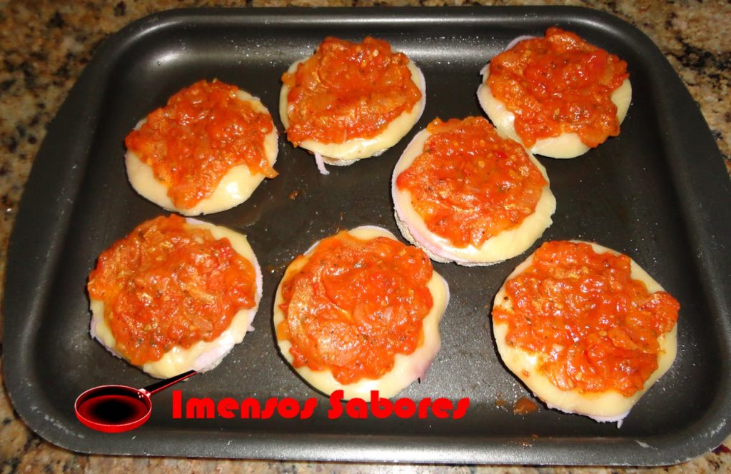 Hambúrguer a parmegiana