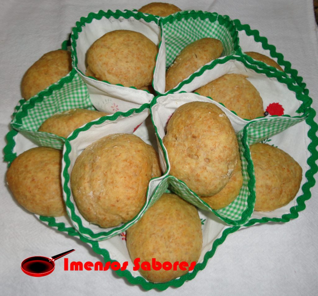 Pãezinhos de mandioquinha