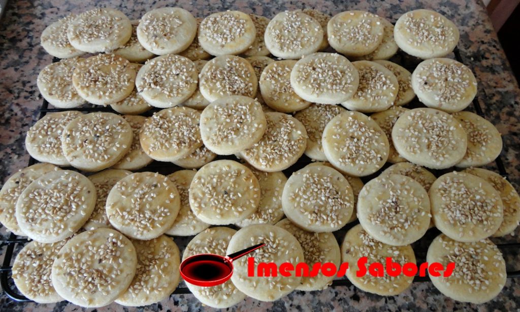 Rodelas de gergelim integral