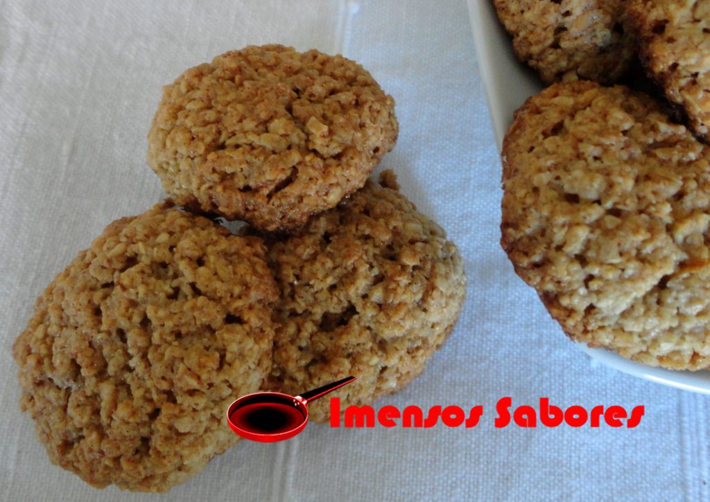 Biscoitos de aveia integral