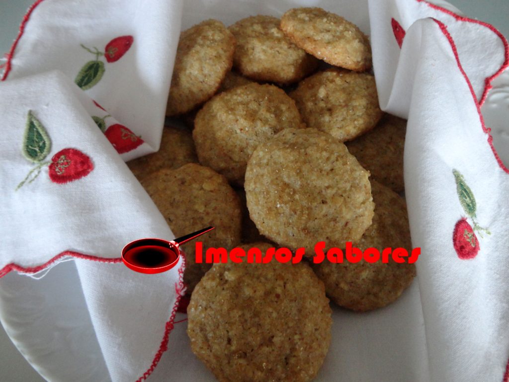 Biscoitos com trigo mourisco e aveia