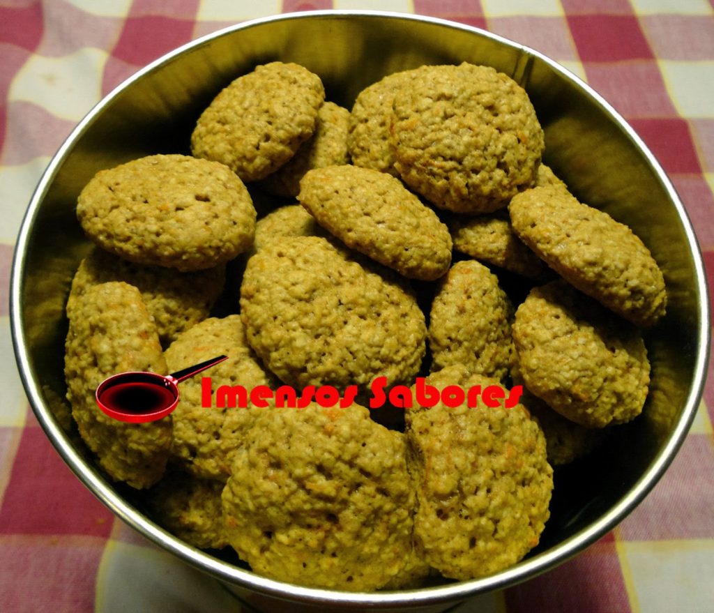 Biscoitos de abóbora com aveia