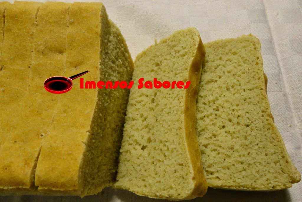 Pão com mix de farinhas sem glúten