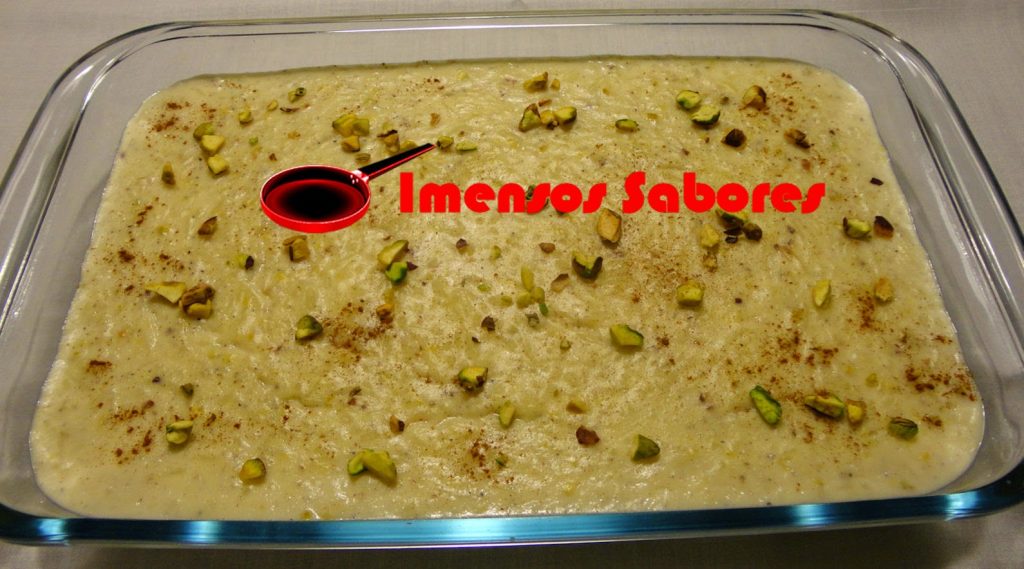 Sheer berenj – Pudim de arroz persa com cardamomo