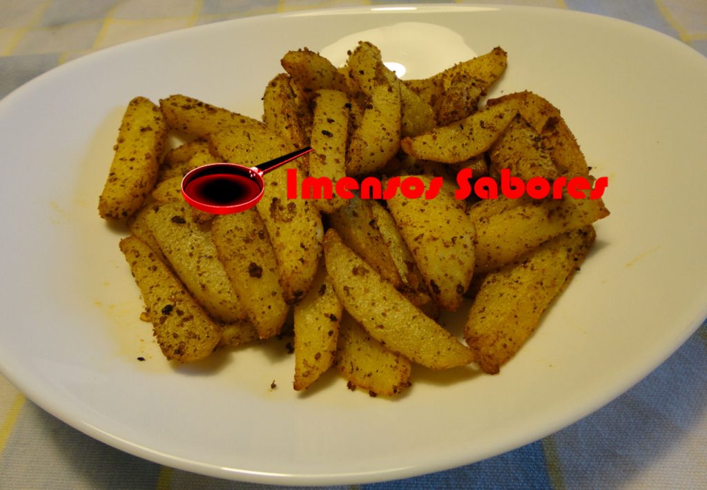 Batatas com cajun