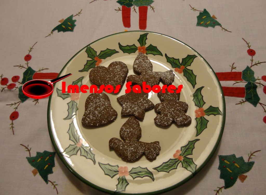 Biscoitos natalinos com especiarias