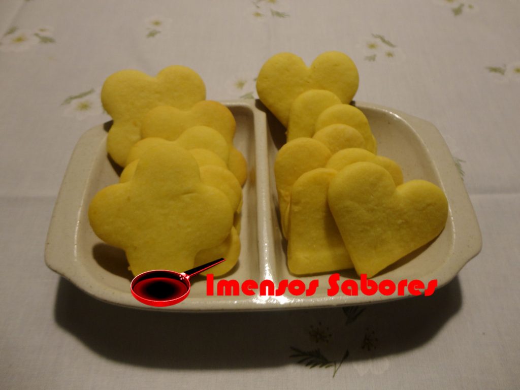 Biscoitos amanteigados ricos de gostosura