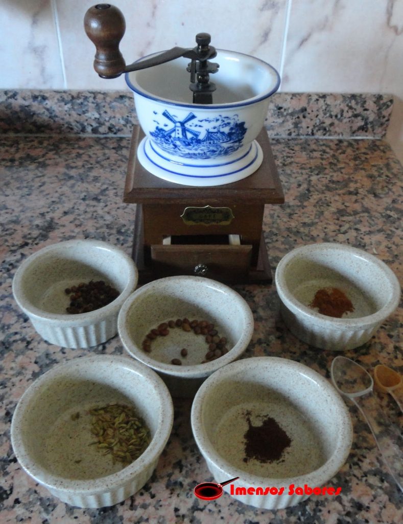 Cinco especiarias chinesas