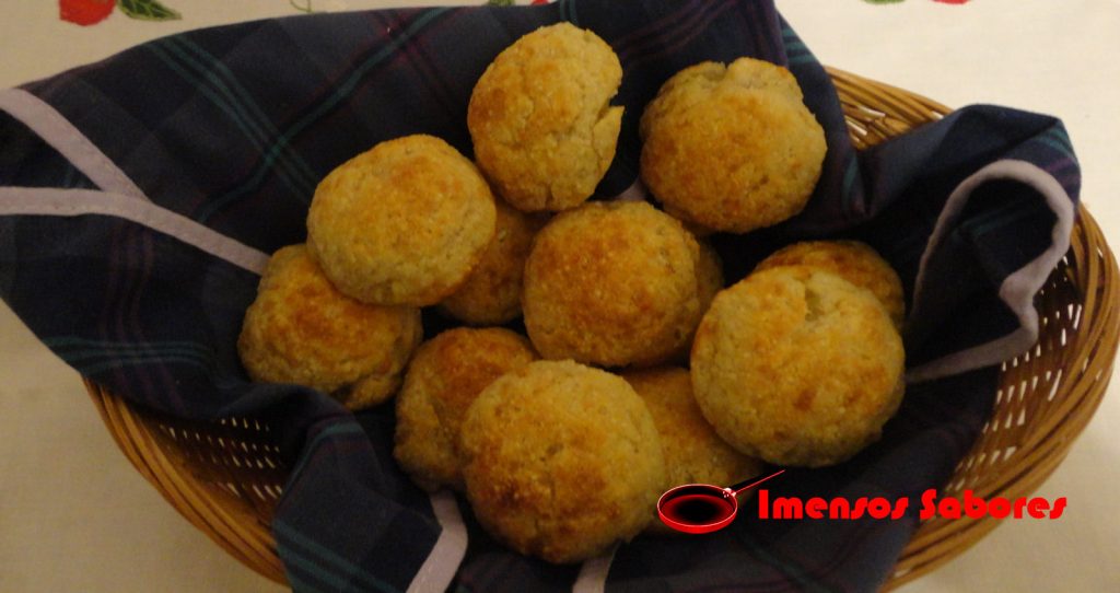Pão de tapioca e queijo