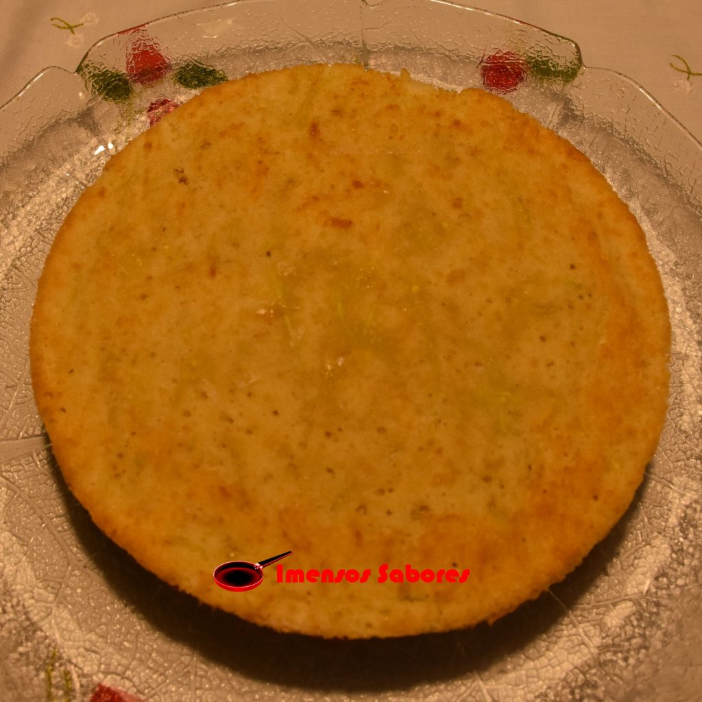 Bolo de claras e courgette (abobrinha) simples