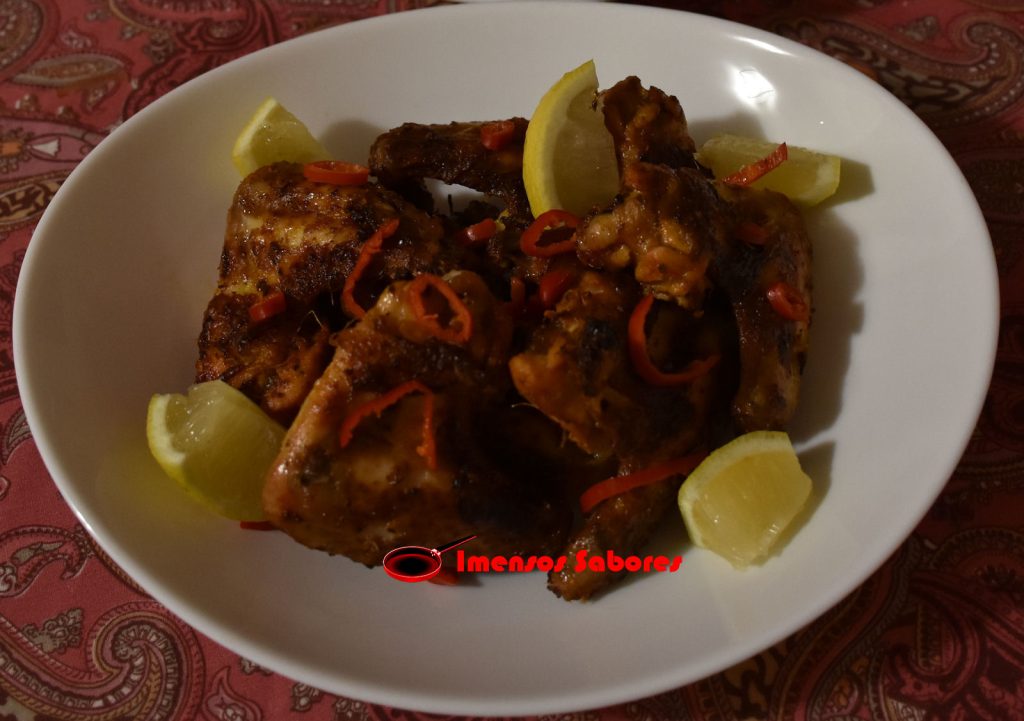 Asas de frango picantes