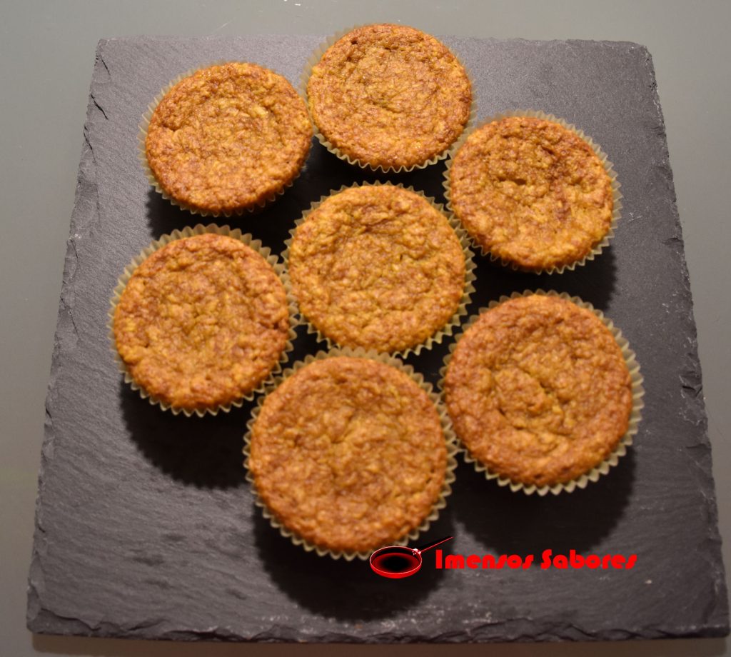 Muffins de abóbora e laranja