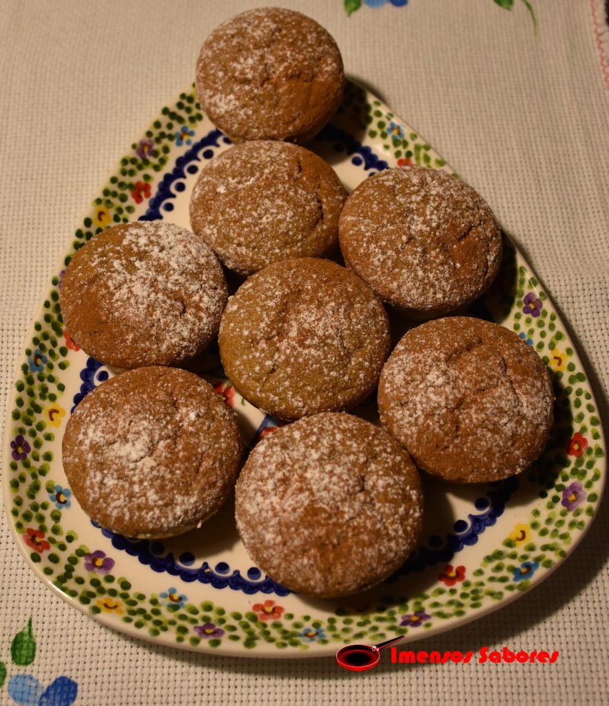 Muffins de banana com quinoa e aveia