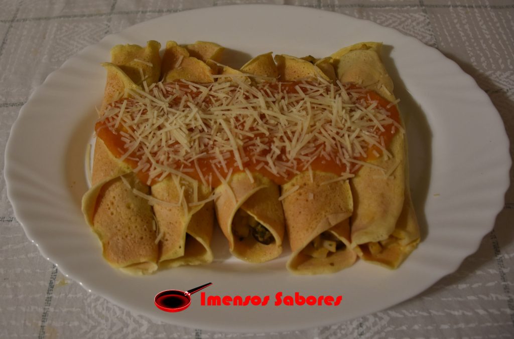 Panqueca com claras de ovos