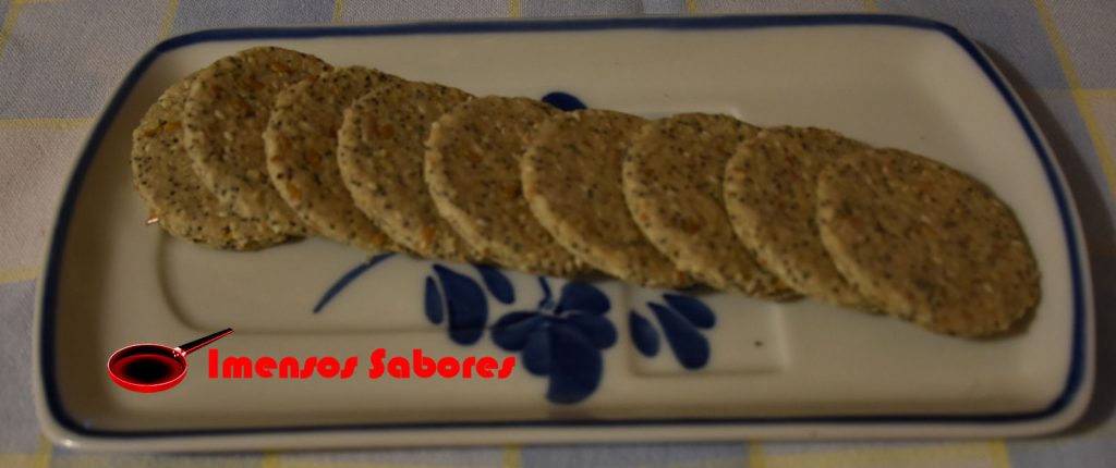 Biscoitos de aveia e sementes