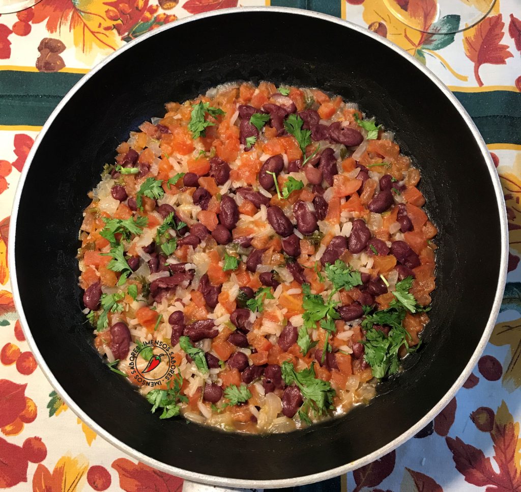 Arroz de feijão simples e prático