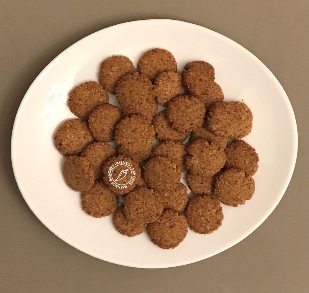 Biscoitos de amêndoas sem açúcar