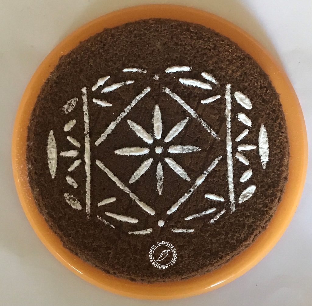 Bolo de café e cacau
