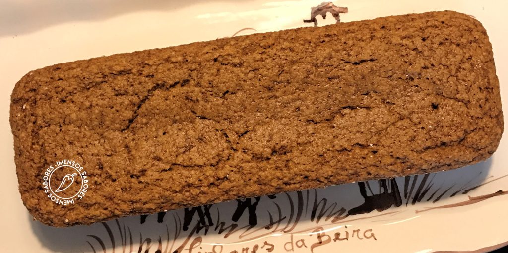 Bolo de aveia com banana