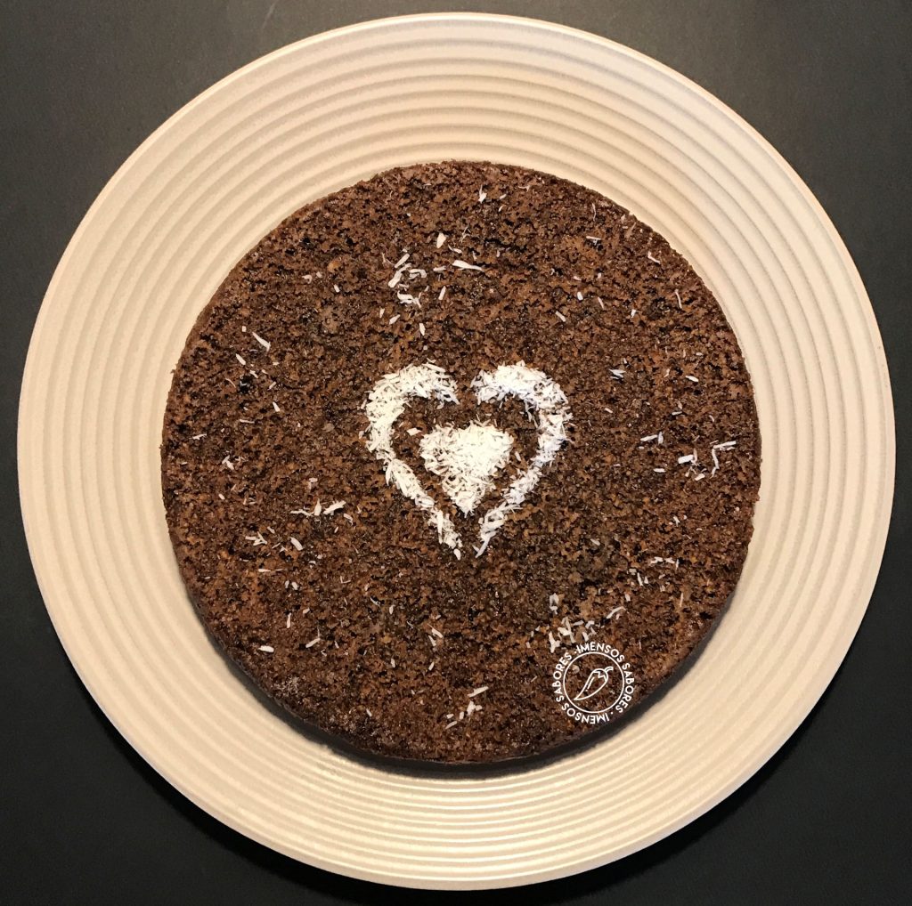 Bolo integral de aveia e farinha de centeio