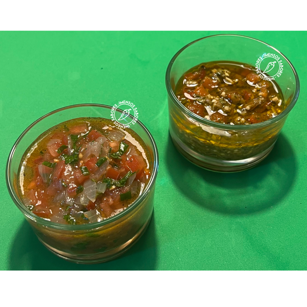 Molhos para feijoada e carne assada ou grelhada