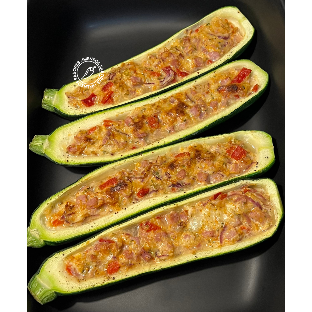 Abobrinha (courgette) gratinada