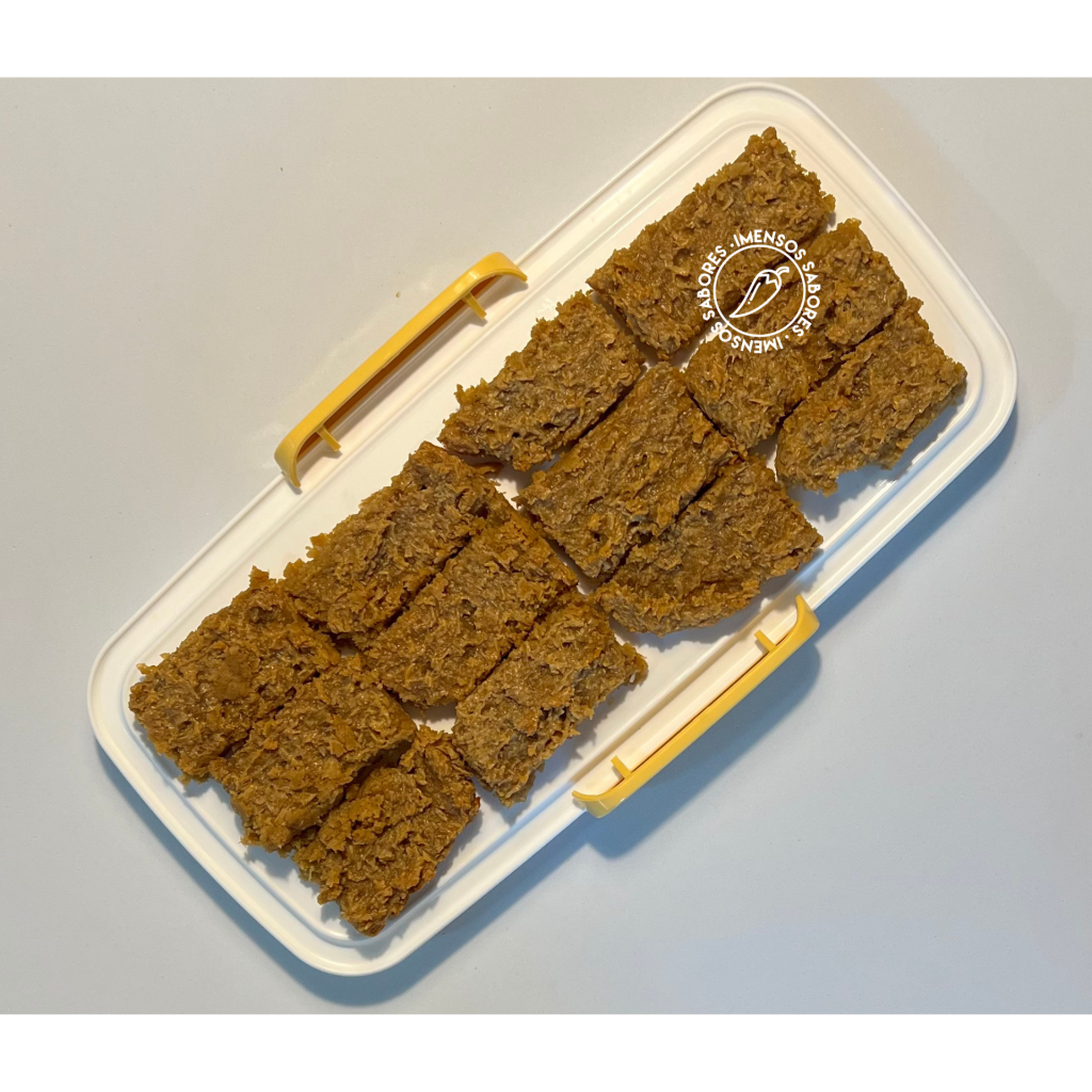 Cocada cremosa com açúcar de flor de coco