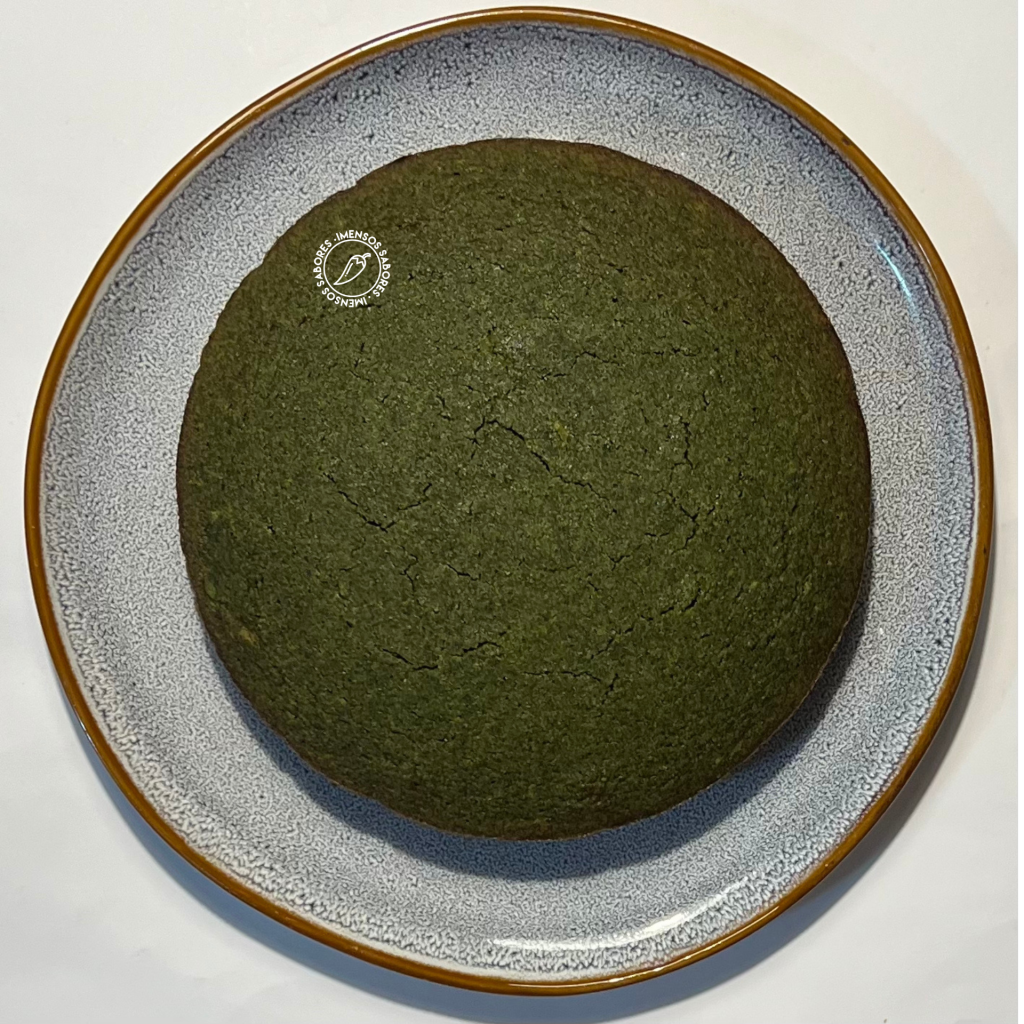 Bolo integral de espinafre com mel e azeite