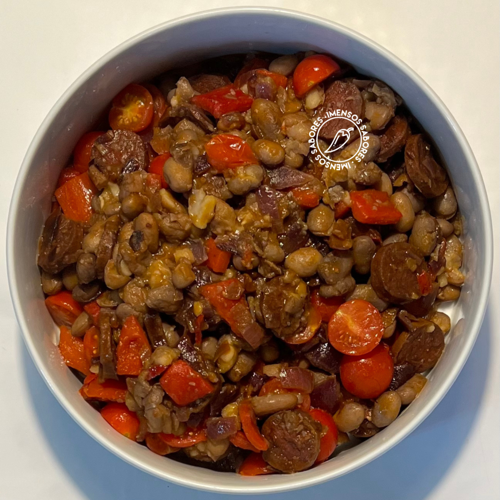 Guisado de feijão e chouriço