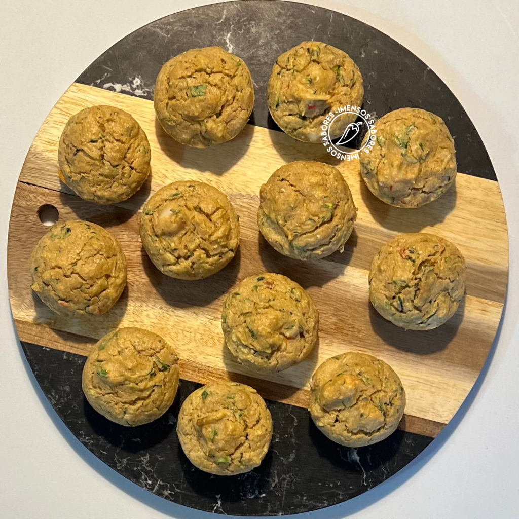 Muffins de camarão