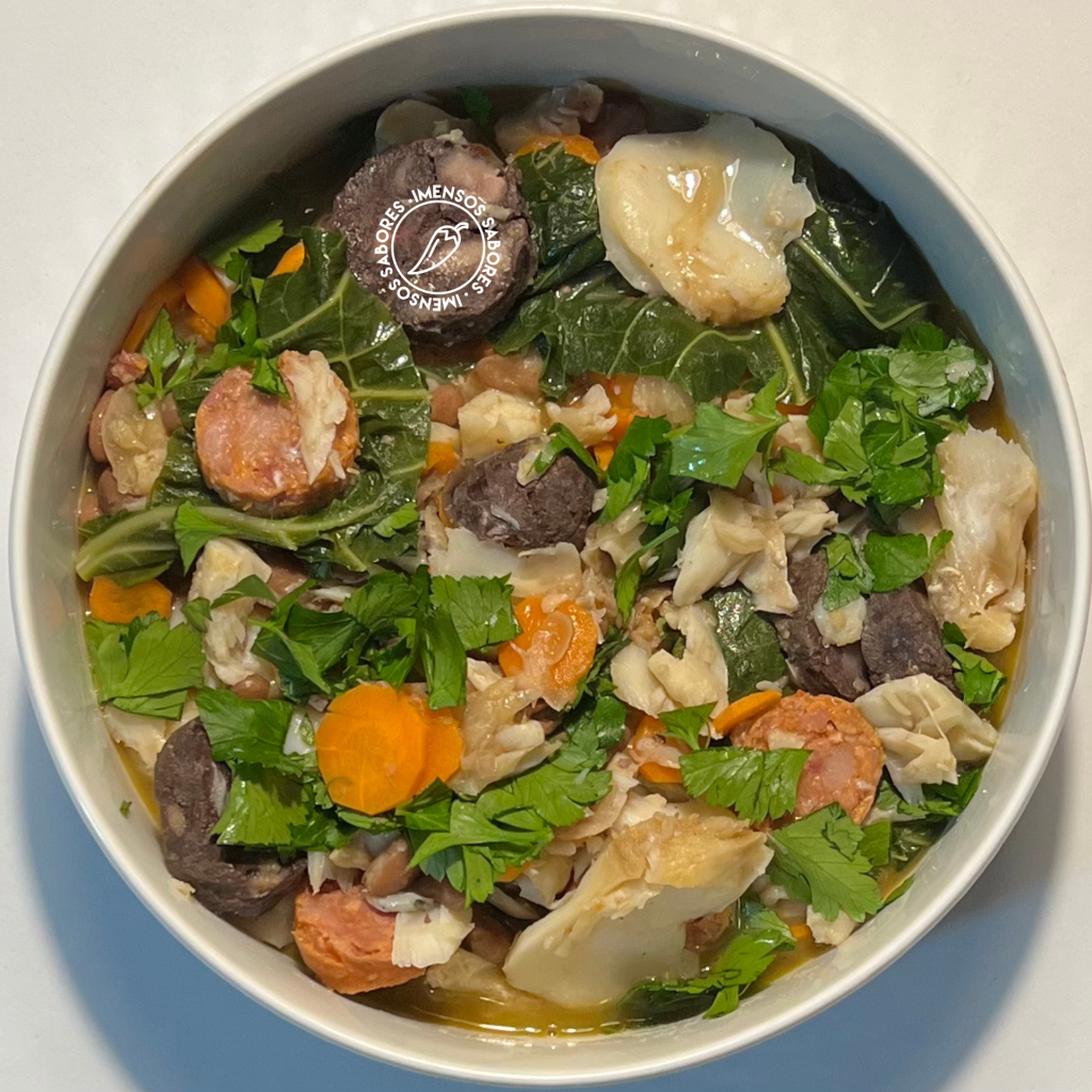 Feijoada à Transmontana de Bacalhau