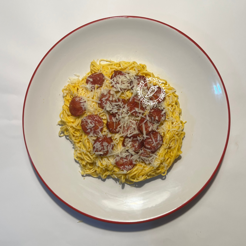 Carbonara de chouriço